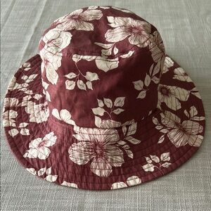 Hibiscus Print Bucket Hat